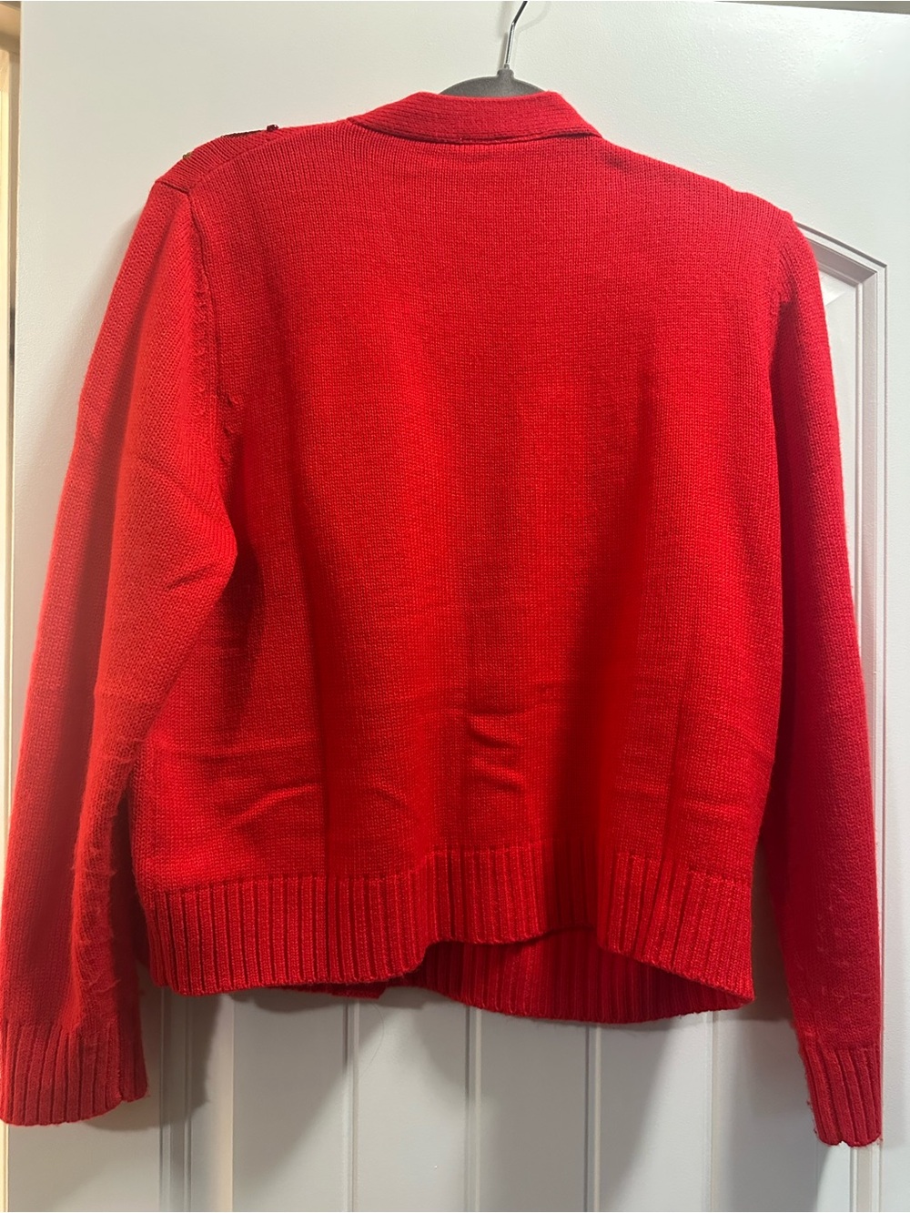Queen of Sparkles Red Nutcracker Leopard Cheetah Cardigan XS - Picture 7 of 7